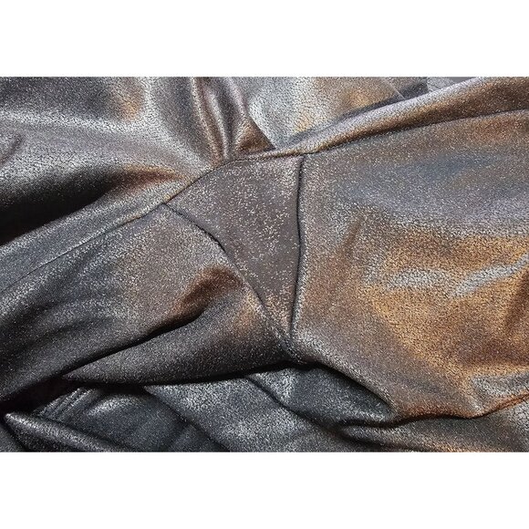 Spanx Womens S Quilted Faux Leather Leggings in Very Black - Picture 7 of 16